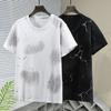 Men's Plus Size Cracked Print T-Shirt – Tie Dye Short Sleeve Casual Tee (Sizes 5XL-11XL) Lightweight Summer Top