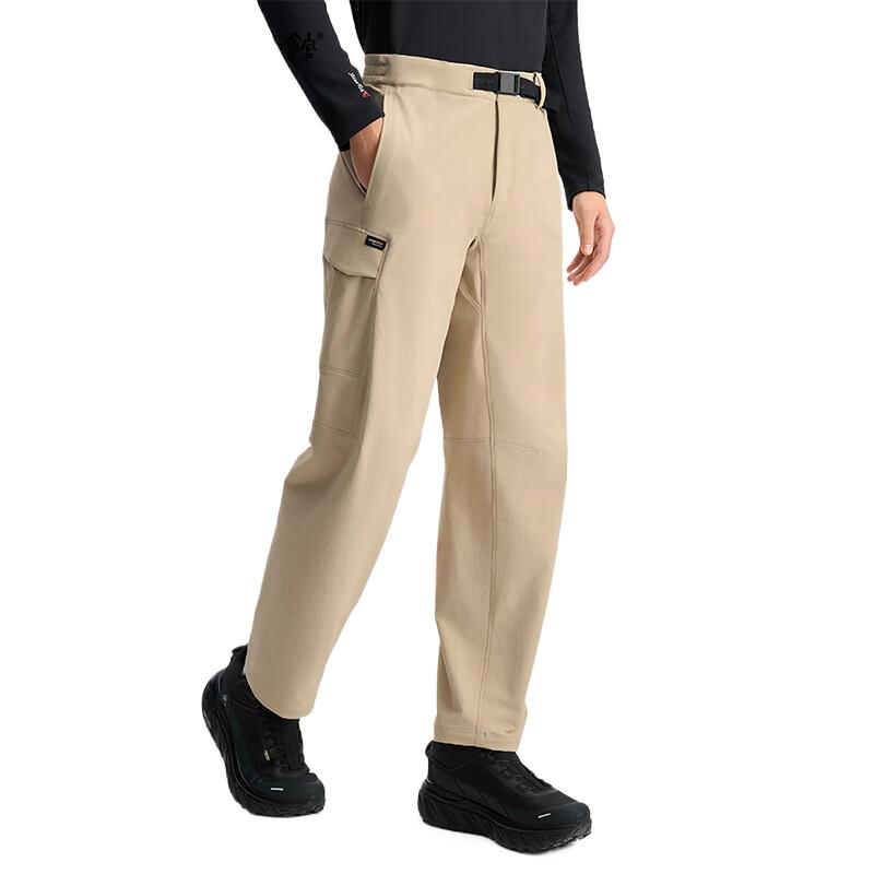 FILA Explore Fashion Comfortable Durable Lightweight Solid Color Casual Pants Men bottoms Chestnut A11M5178-02F