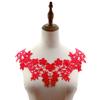 2PCS Water-soluble Lace Embroidery Hollow Corsage Collar Flower DIY Fake Collar Lace Accessories Wedding Dress Collar Decoration