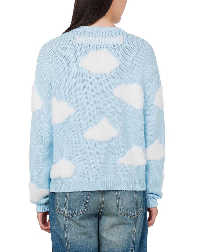 MOSCHINO Cloud Cotton Blend Sweater