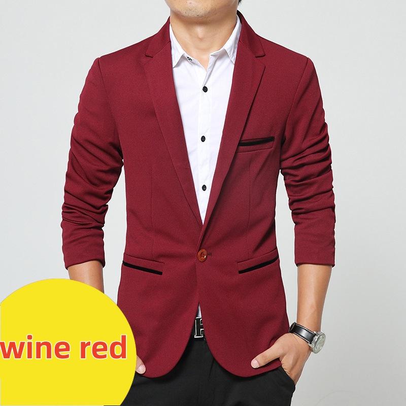 Herren Slim Fit Mode Blazer Anzugjacke Schwarz Blau Rot Übergröße 5XL Herrenblazer Herrenmantel Hochzeitskleid