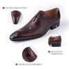 Fashion Classic Men's Leather Shoes Lace Up Fashion Genuine Leather Oxfords Men Shoes Handmade Dress Formal Office Trendy Man's Footwear