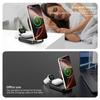 Qi2 Magsafe Charger Stand for iPhone 16 Pro Max Foldable 3in1 Magnetic Wireless Charger for  iWatch Airpods Fast Charger