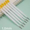 Large Capacity White Gel Pen Refills for Calligraphy and Highlighting (1.0mm, Black Cardstock Compatible).
