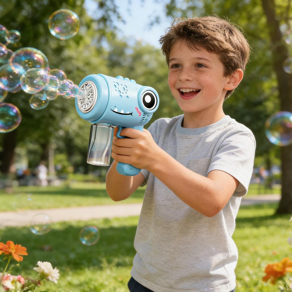 Children's Bubble Toy Gift Fully Automatic Light Bubble