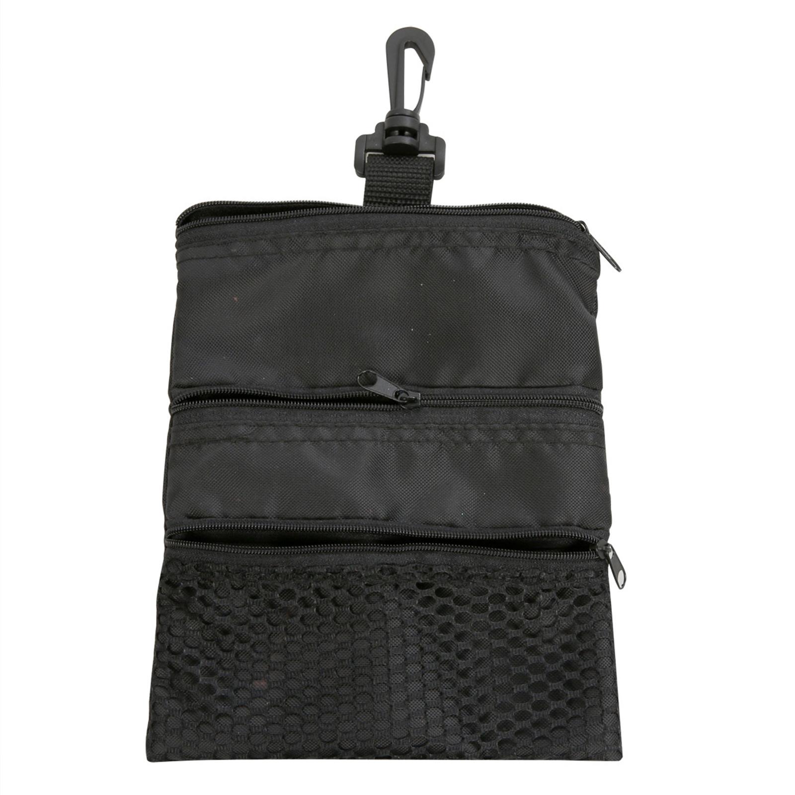 

Портативний Органайзер для Гольф-Спорядження - 1 шт. Багатошарова Сумка на Блискавці для М ячів, Ті, Далекомірів та Інструментів (Захист від подряпин та регульований ремінець) One Size