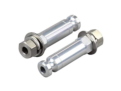 POSH 031301-03 Motorcycle Goods Long Color Turn Signal Stay, M10mm, Silver