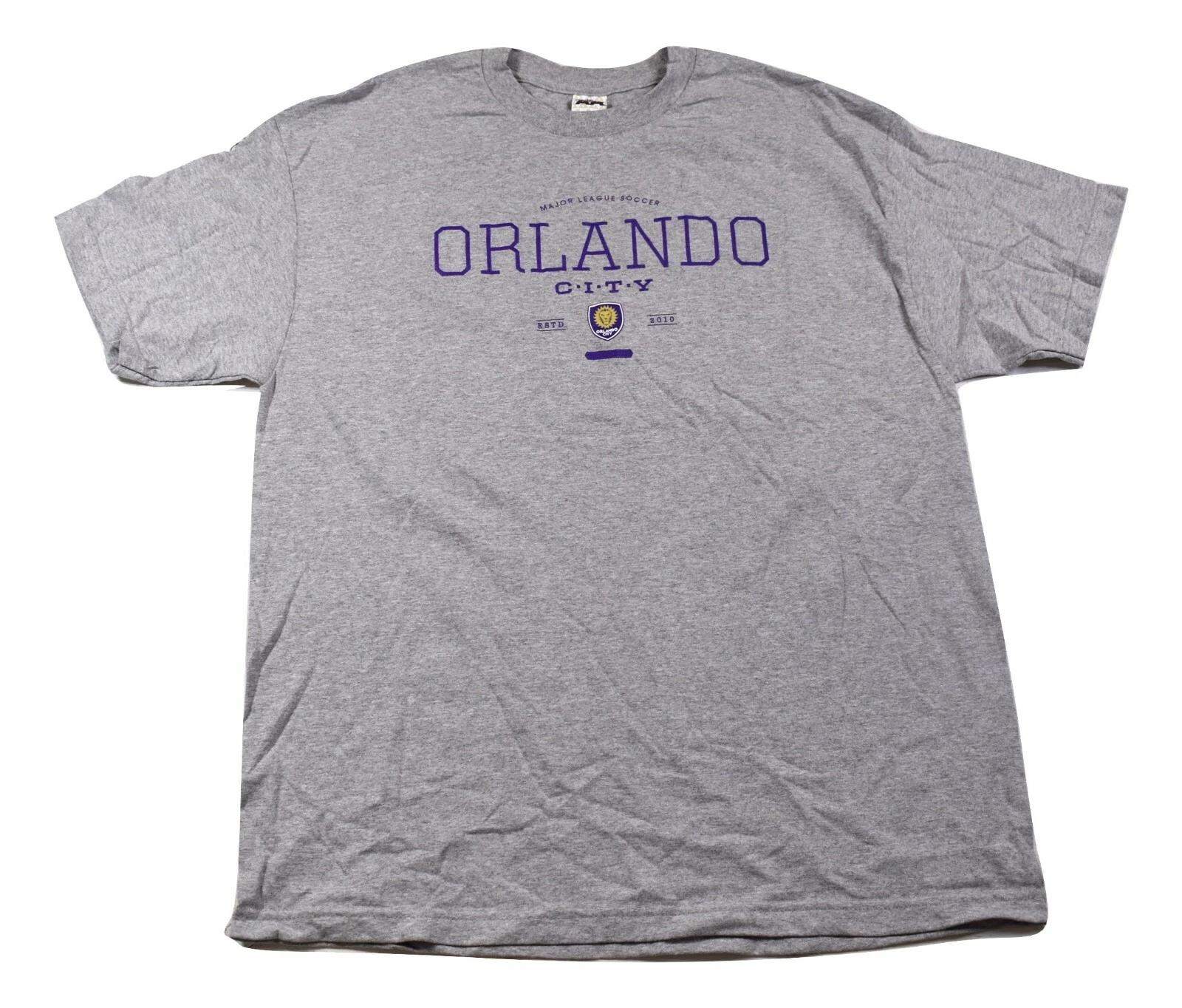 

MLS Mens Orlando City SC Soccer Club Tee Shirt New XL S