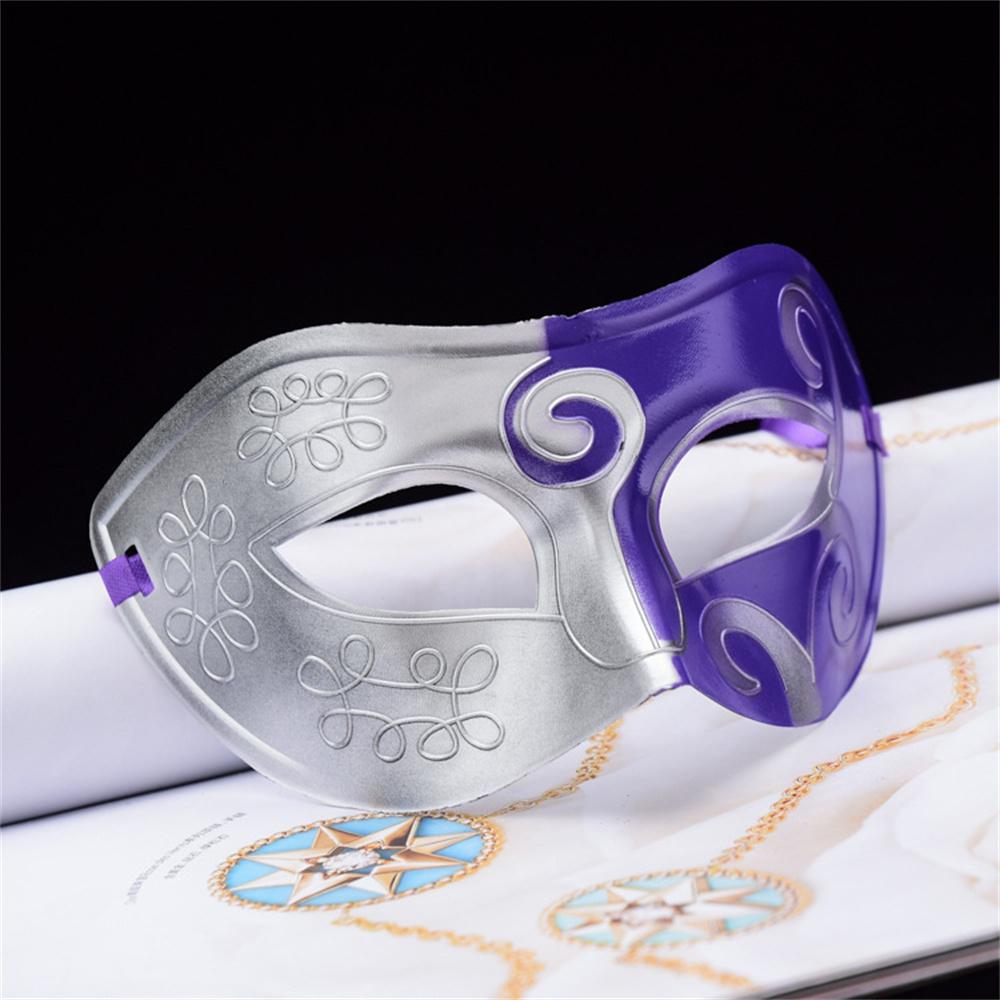 Halloween Mask New Translucent Creative Mask Masquerade Masquerade Party Half Face Decorative Mask