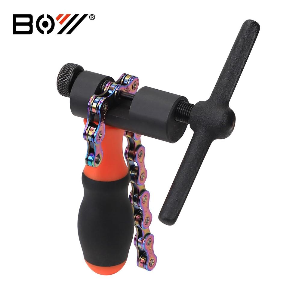 Universal Bicycle Chain Tool Kit Main Chain Chain Checker for Road Chain Splitter Breaker for Speed Chain Disassembly (Chain Breaker, Pliers,