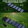 USB Solar Panel Set Foldable Power Bank, Suitable for Outdoor Activities Such As Camping, Hiking, Cycling, Fans, Flashlights, Etc