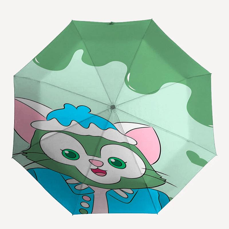 

1pc cat umbrella automatic open/close, 8-Rib Durable Frame, Compact Folding Design, Ideal Birthday/Holiday Gift e1189A
