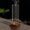 Modern Incenses Holder for Stick with Removable Glass Ashes Catcher for Meditations Space and Home Relaxation Decoration