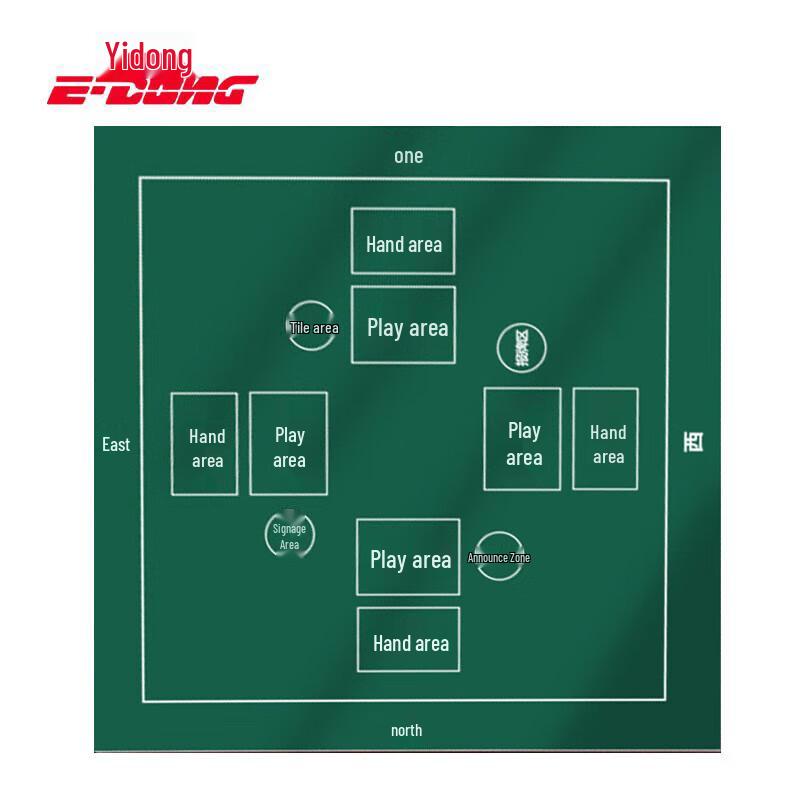 

Guandan Poker & Mahjong Thickened Square Tablecloth 70x70 cm