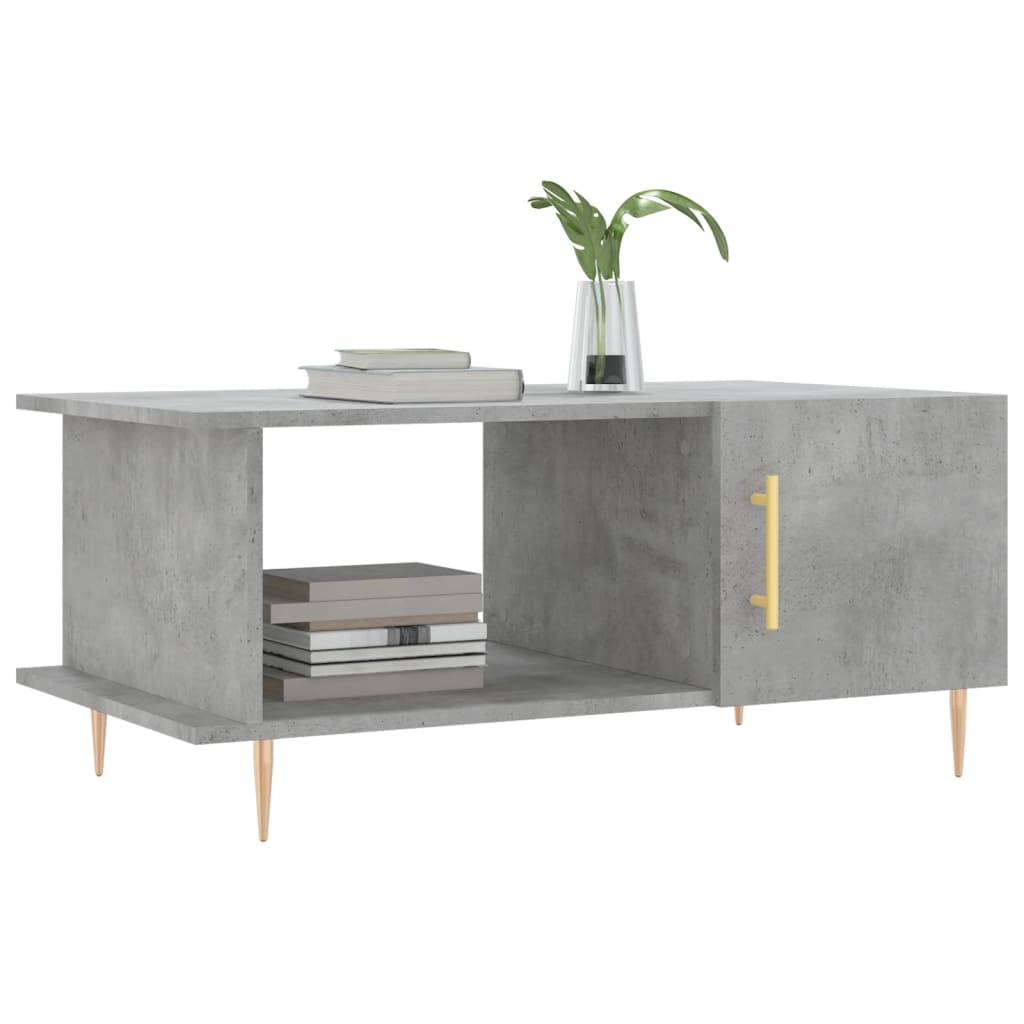  Coffee Table, Concrete Grey, 90x50x40 Cm