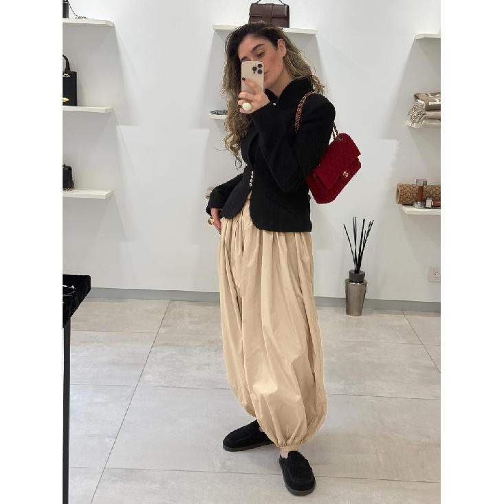 Modne Hip-Hopowe Casualowe Spodnie Haremki Wiosna i Lato Damskie Taniec Uliczny Osobiste Y2k Balonowe Bufiaste Sensoryczne Bawełniane Elastyczne Spodnie