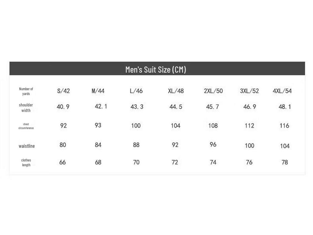 Unisex Double-Breasted Formal Suit Set