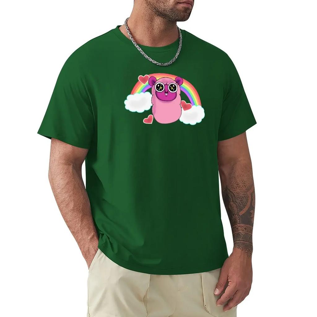 Wammawink plain rainbow T-Shirt tees funnys fitted t shirts for vintage Short sleeve tee graphic t-shirts funny