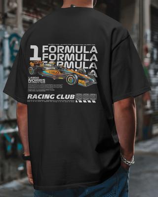 Lando Norris Fan Art T-Shirt F1 McLaren Racing Grafik Unisex T-Shirt