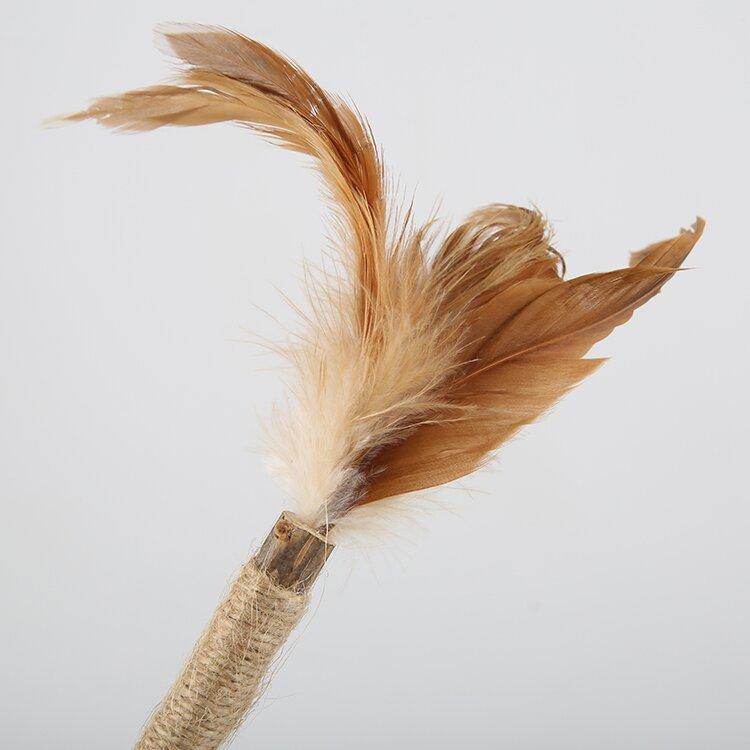 Pet Supplies: Silver Vine Cat Teaser Wand, Hemp Rope Chew Stick, Matatabi Fruit with Feather and Bell, Boredom Relief Cat Toy