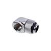 Alphacool Eiszapfen Connector Series L-connector Fitting for Liquid Cooling System Chrome