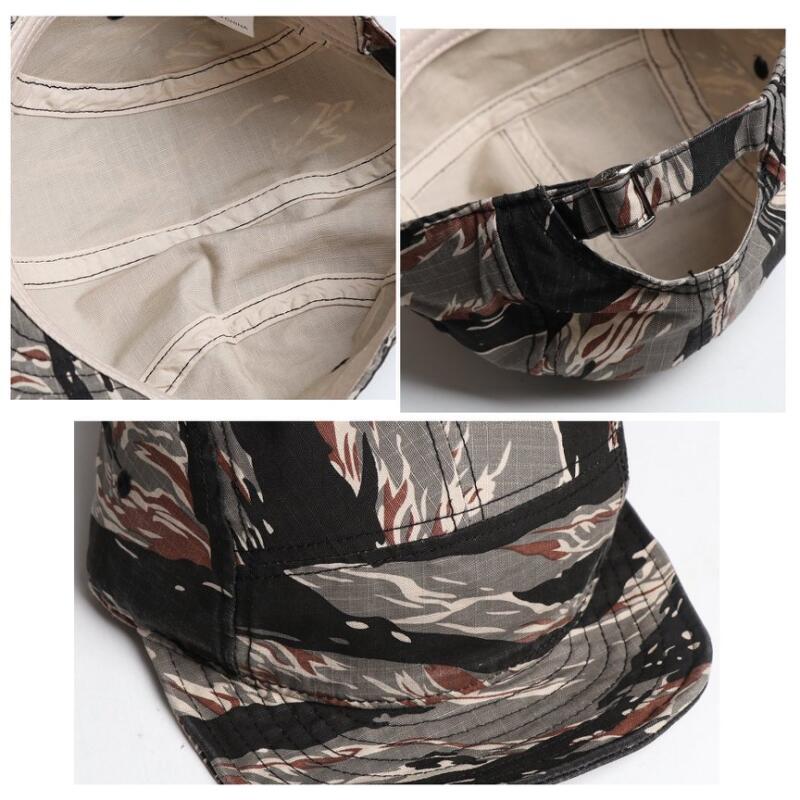 Berretto da Baseball a 5 Pannelli Vintage Colore Mimetico per Uomo Donna, Visiera Corta Rete di Cotone Liscia, Perfetto per Esterno Casual e Uso Quotidiano