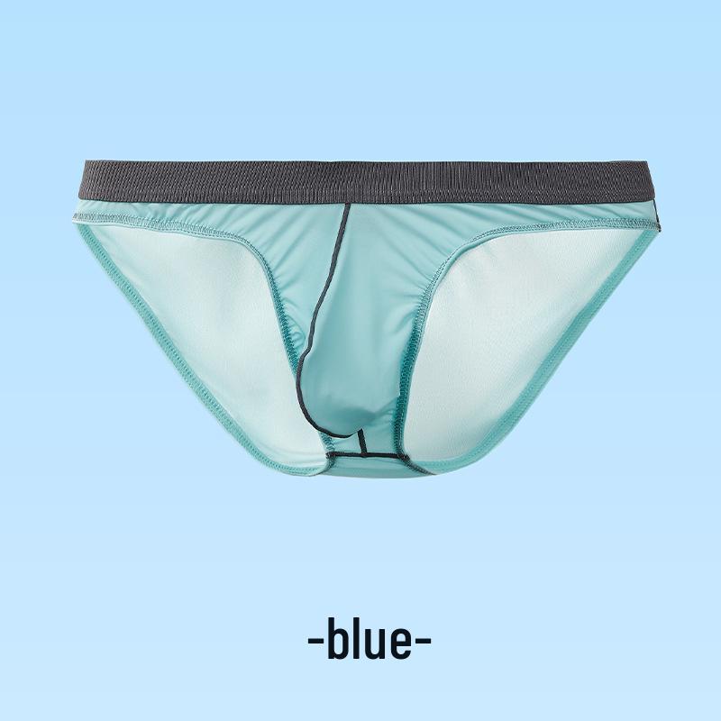 Ultradünne Herren Ice Silk Triangle Slips - Halbtransparent, Schmaler Schritt, Sexy Unterwäsche im japanischen Stil