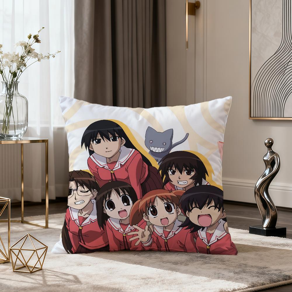 Anime Japan AAzumanga Daioh Osaka AAyumu soft Comfort Pillowcase for Sofa nap Living Room party Home pet Decor Pillowcover