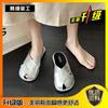 Baotou Half Slippers Women's Summer Wear 2025 New Thick-soled One-pedal Muller Shoes Flat-soled Sandals Lazy Sandals