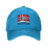 Norway Flag Denim Cap Casual Baseball Caps Adjustable Hat Summer Unisex Baseball Hats