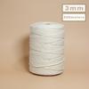Handmade Macrame Cord Boho Decor 1/2/3/4/5/6mm Beige Cotton Cord Rope Twisted String DIY Home Wedding Decoration Supply