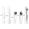 10pcs/set Nail Clipper Cutters Kit Nail Care Tools Set Scissor Tweezer Knife Ear Pick Manicure Set