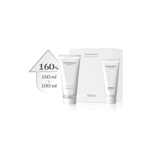 OHUI Extreme Bright Cleansing Foam set set