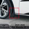 Car Fender For Mazda EZ-6 Accessories 6e 2025~2026 Protect Mud Flaps Splash Guards Front Wheel Mudguards Baking Paint Mudflaps