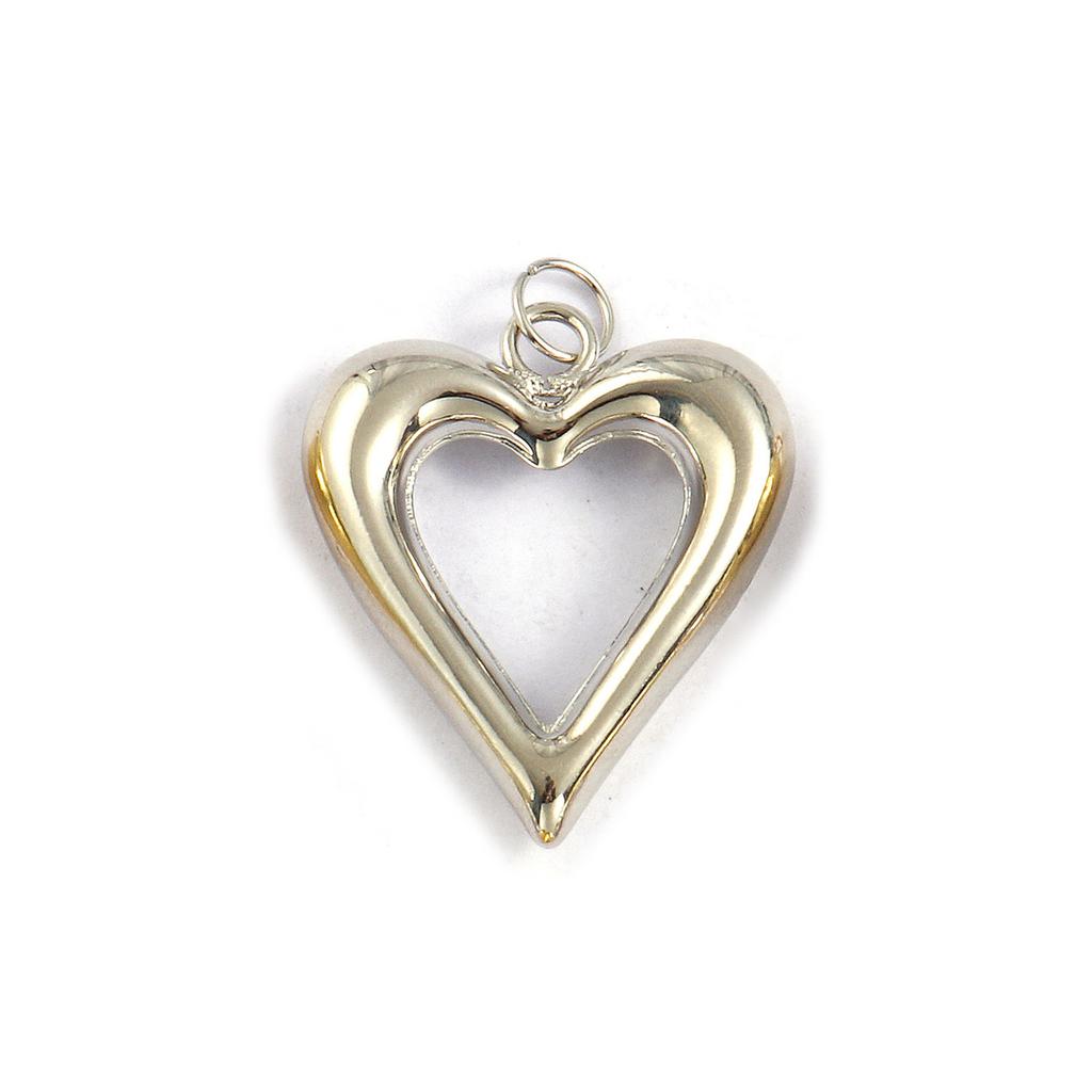 2 PCs Brass Charms Gold Plated Heart Shell Charms Pendants For DIY Necklace Bracelet Earrings Jewelry Making Findings