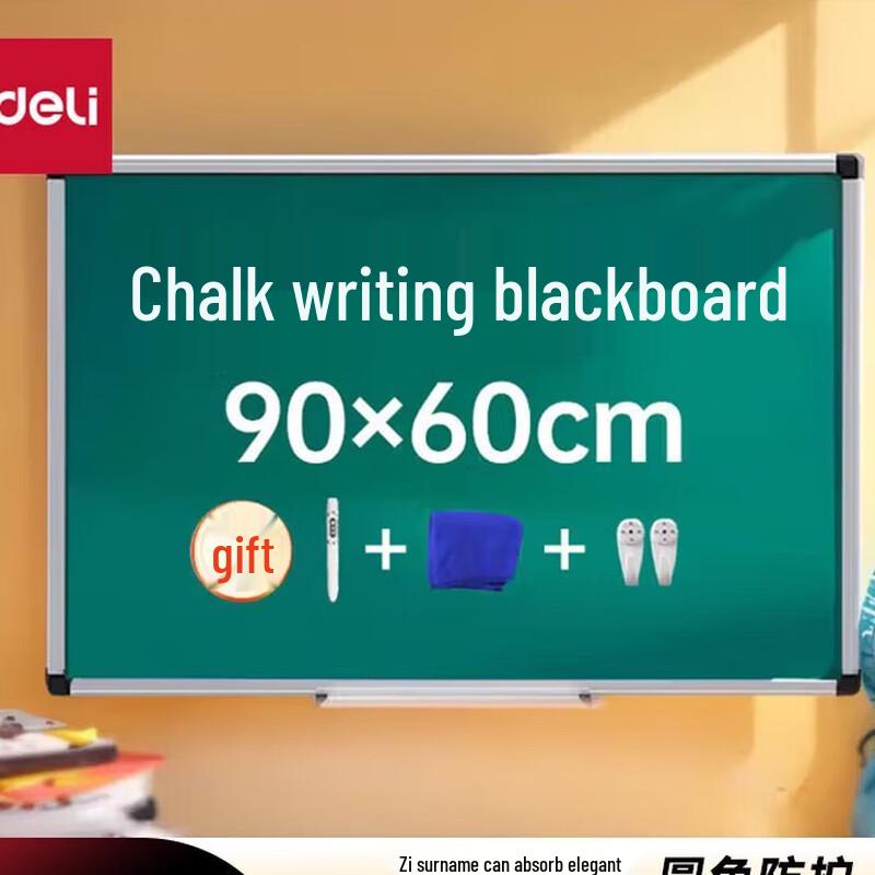 Deli 60x90cm Magnetic Green Chalkboard