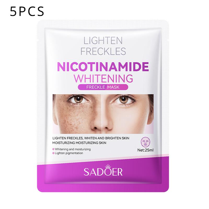 

SADOER Маска с ниацинамидом Увлажняющая и омолаживающая эссенция 5pcs