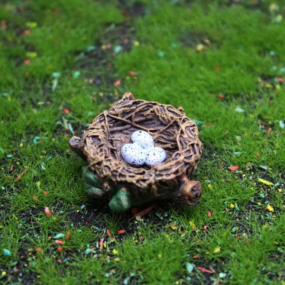 Miniaturki do Bajkowego Ogrodu Mini Ptaki Żywiczne Rzemiosło Dekoracje Ogrodowe DIY Rośliny Sukulentowe Figurki Bonsai Akcesoria