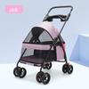 Lightweight and Foldable Pet Stroller for Small Dogs, Cats, and Teddy Bears, Ideal for Outdoor Travel