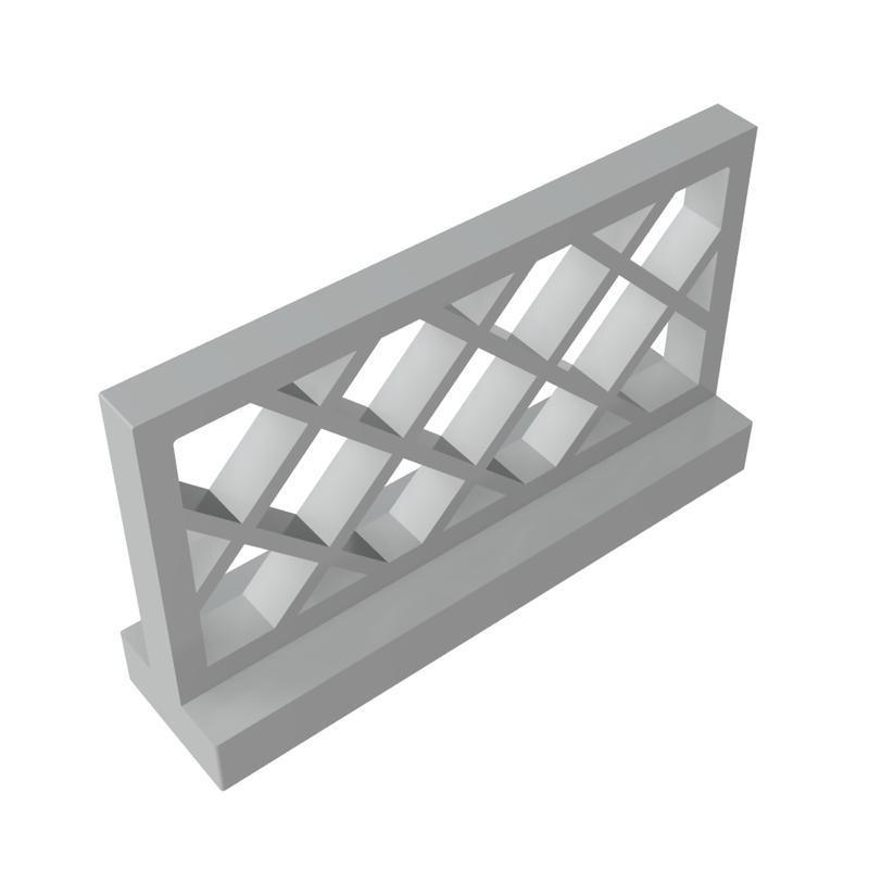 

Non-Toxic 20Pcs Compatible With 3185 Fence 1X4X2 Handrail Diy Building Enlighten Block Bricks Particles Street View My City Constructions