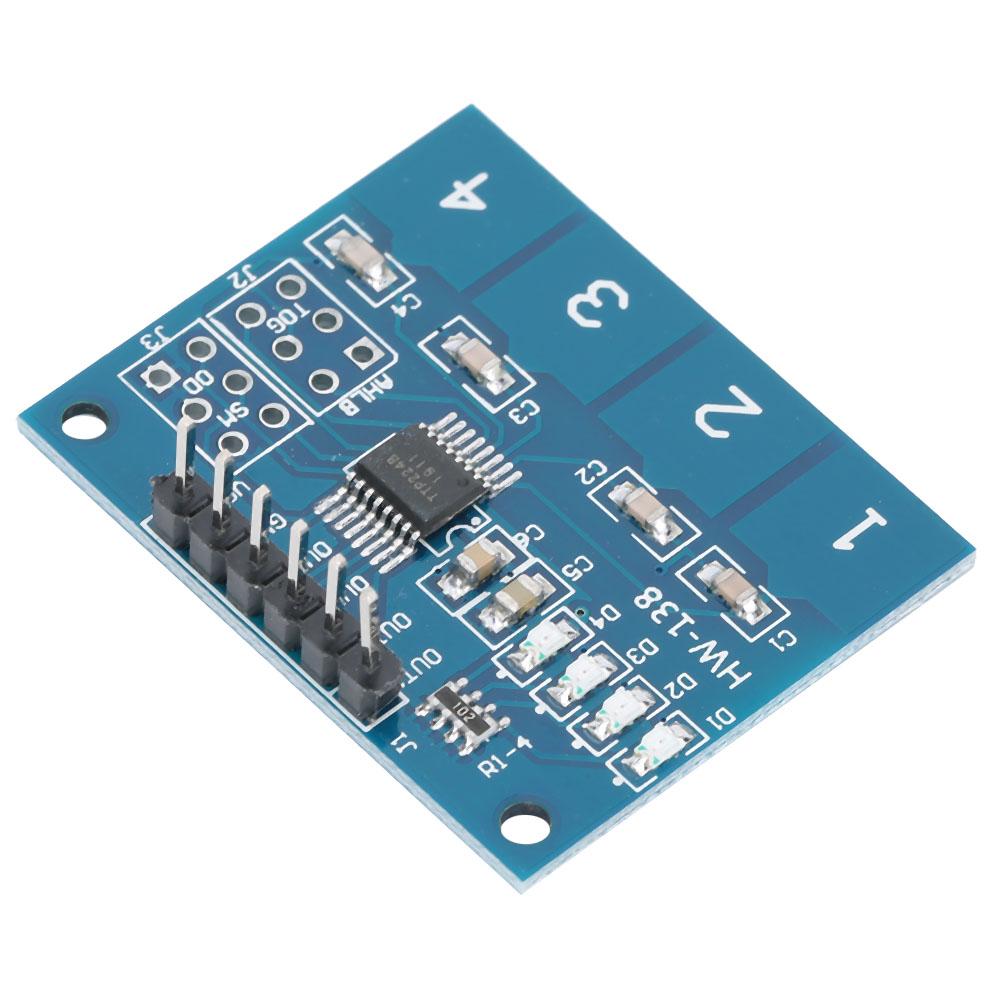 5Pcs Touch Switch Module TTP224 Capacitive 4 Channels Digital Sensor Electrical Equipment