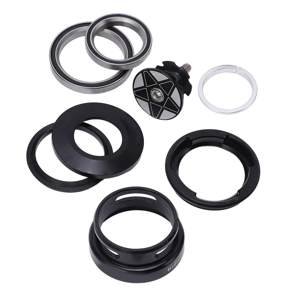 Mountain Bike Headset Double Bearing Good Sealing Waterproof Heavy Duty Headset Top Cover Bearings for 49.7mm Frame