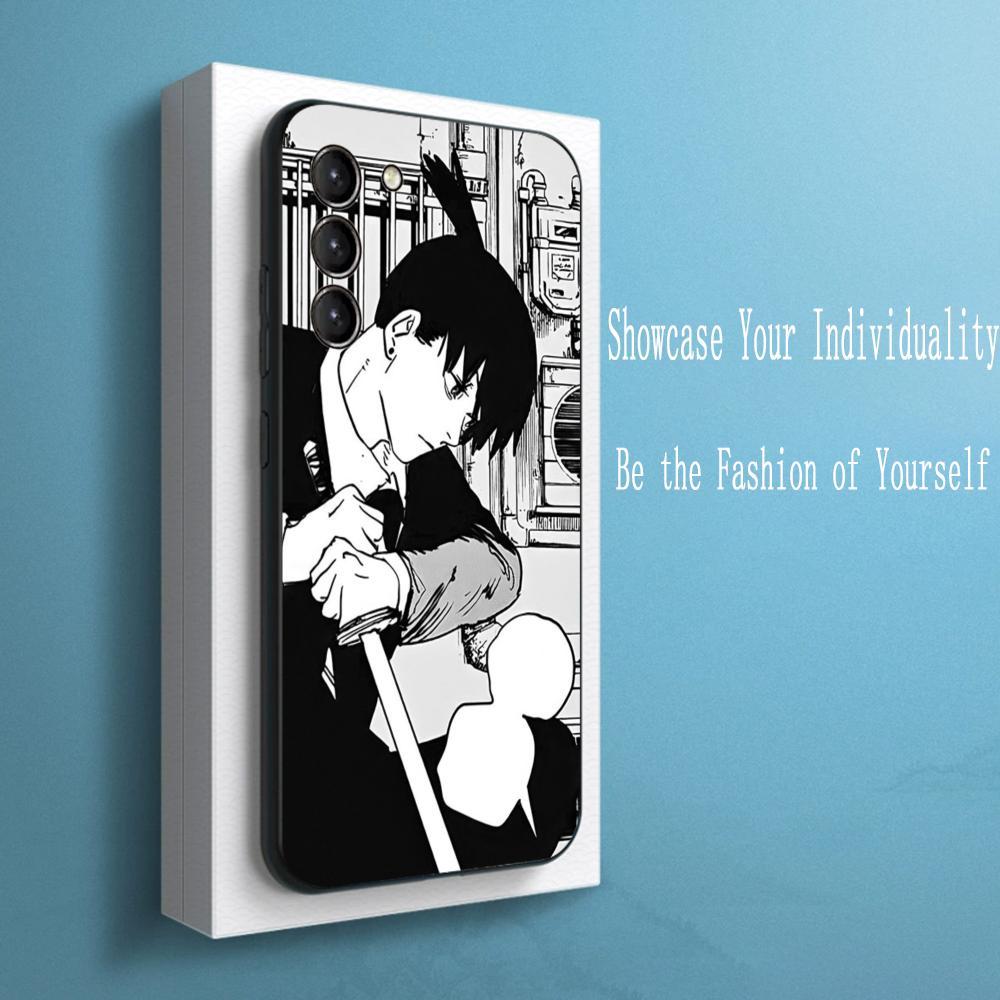 Handsome Hayakawa aki cool anime man Phone Case For Samsung Galaxy S25 S24 S23 S22 S21 S20 Plus Ultra Note20 Soft Black