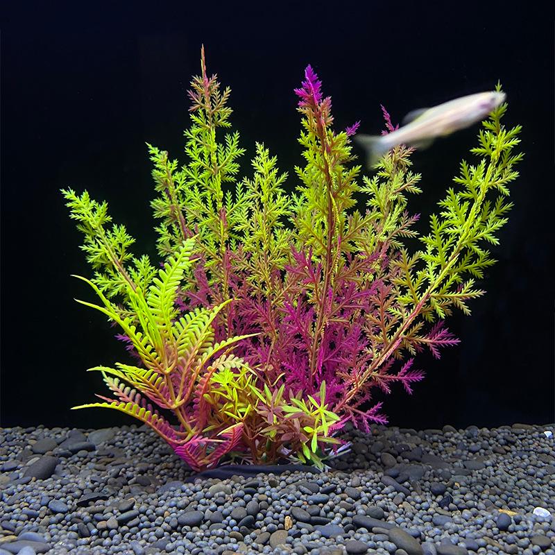 Fish Tank Decorations: Artificial Aquarium Plants and Plastic Water Grass