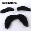 Pet Cosplay Props Self Adhesive Fake Eyebrows And Moustache Facial Hair Dress Up Accessories for Pet Dog Holiday Party