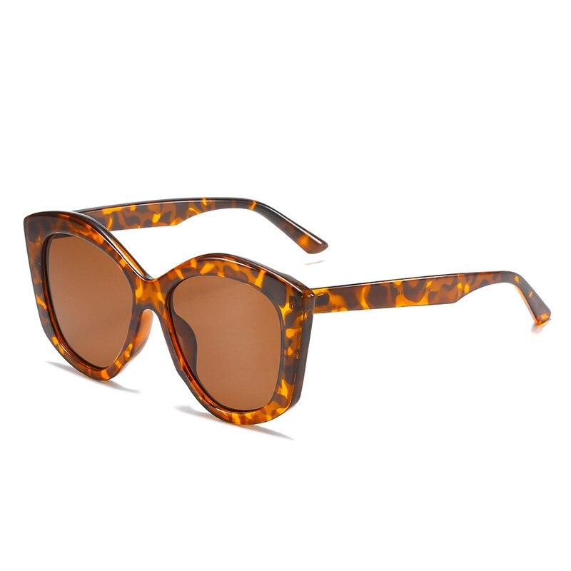 

SO & EI модные большие многоугольные солнцезащитные очки кошачий глаз женские модные леопардовые очки солнцезащитные очки UV400 мужские квадратные градиентные солнцезащитные очки