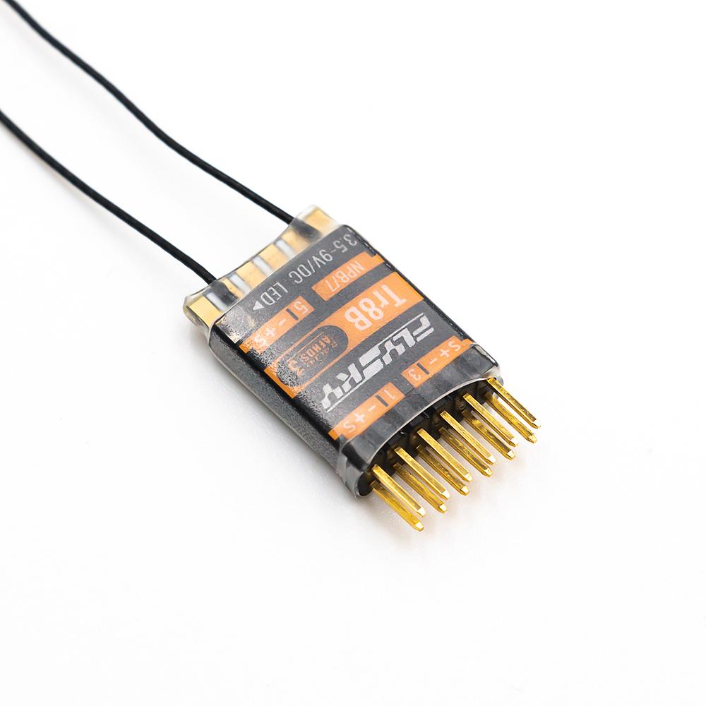 

Flysky FS-TR8B 2.4GHz 8CH AFHDS 3 Micro Receiver PWM/PPM/i.BUS/S.BUS Output Support 2 Newport for FPV RC Drone Airplane Car Boat
