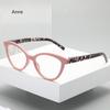 202 Fashionable Cat Eye Reading Glasses Women Female Personality Large Frame Spring Leg Presbyopia Glasses +1.0 To + 4.0 gafas