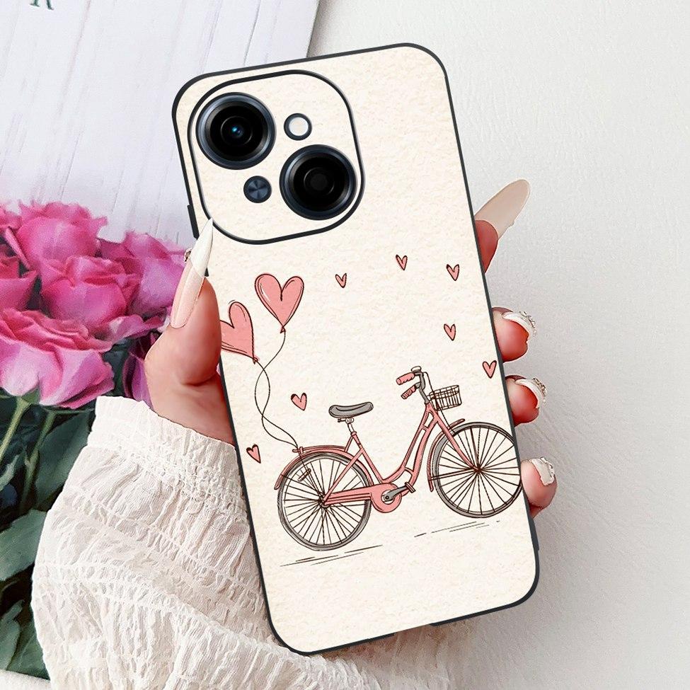 6.67'' For Tecno Spark Go 1 Case Pop 9 Cover Cute Cat Cartoon Fashion Butterfly Boy Girl Back Cover For Tecno Pop 9 Phone Case