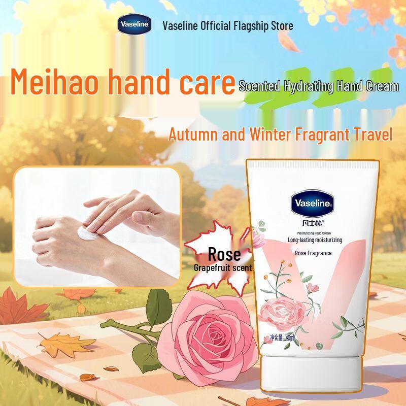 Vaseline Rose Scent Moisturizing Hand Cream